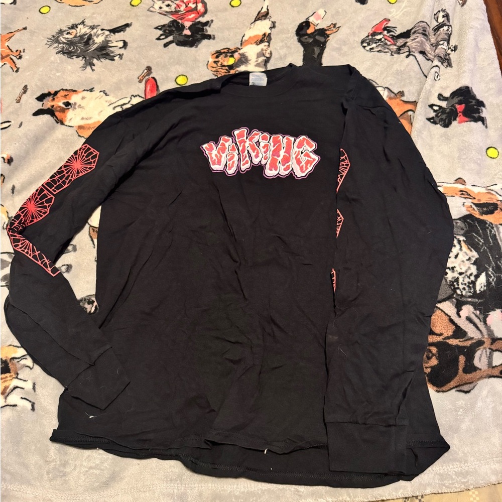 Black Viking Long Sleeve Shirt